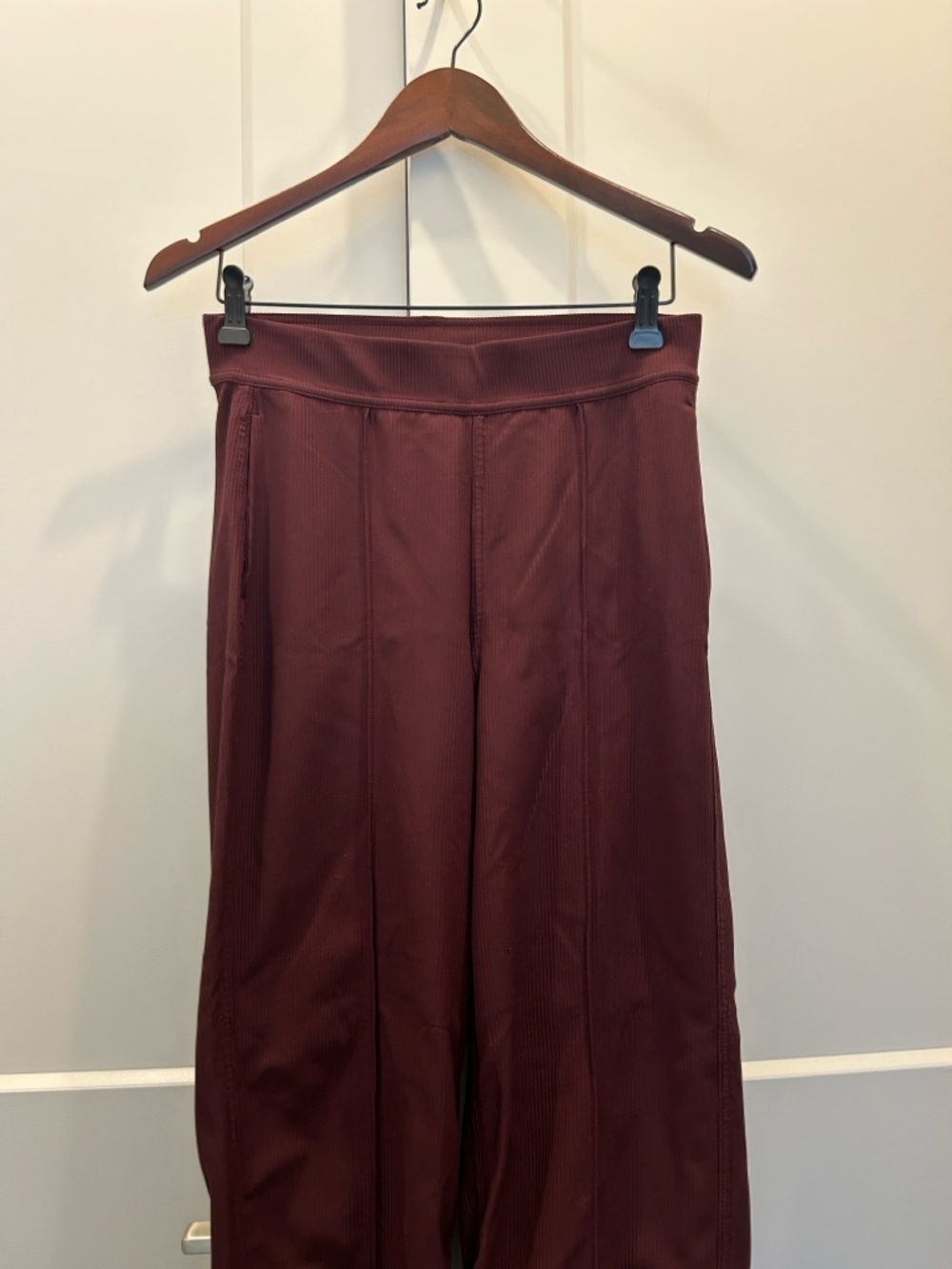 lululemon athletica Burgundy Wide-Leg Leggings
